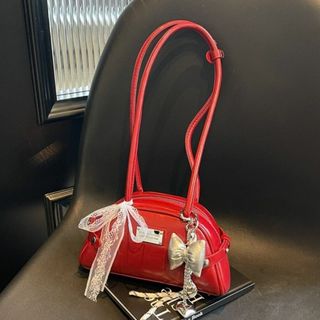 [TẶNG CHARM] Túi xách nữ kẹp nách đeo chéo kẹp nách hai quai dáng thuyền tặng kèm dây nơ xinh xắn K779