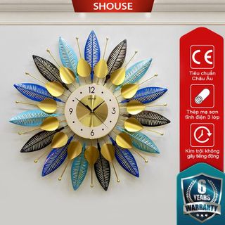 Đồng Hồ Treo Tường Kim Trôi Hiện Đại Trang Trí Cao Cấp SHOUSE DC111 Loại Lớn phù hợp cho phòng khách