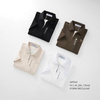 POLO NAM KHÓA KÉO. Chất vải Double Face cao cấp – mềm mịn, thoáng mát, giữ form cực tốt.