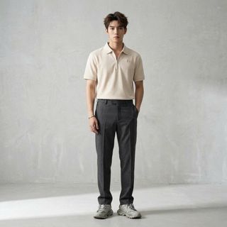 POLO NAM KHÓA KÉO. Chất vải Double Face cao cấp – mềm mịn, thoáng mát, giữ form cực tốt.