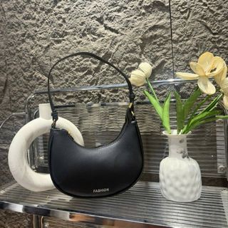 Túi xách nữ kẹp nách dáng thuyền da PU trơn bóng sz 20 cm K778