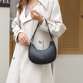 Túi xách nữ kẹp nách dáng thuyền da PU trơn bóng sz 20 cm K778