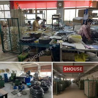 Đồng Hồ Treo Tường Con Chim Công Khổng Tước xanh Shouse A68 Trang Trí hiện đại kim trôi