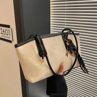 [Tặng móc khóa] Túi xách nữ kẹp nách kích cỡ lớn sz 28cm da dày dặn tặng kèm móc khóa vợt K742