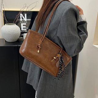 [Tặng móc khóa] Túi xách nữ kẹp nách kích cỡ lớn sz 28cm da dày dặn tặng kèm móc khóa vợt K742