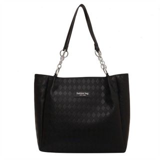 Túi xách nữ kẹp nách đeo chéo công sở dập vân ô trám quai xích K205