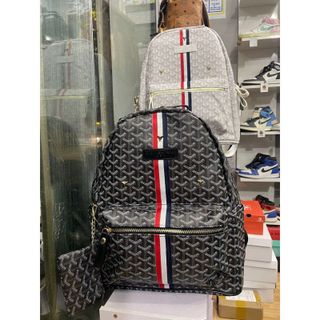 Balo đi chơi, ba lô đi học hoạt tiết kẻ sọc nổi bật đính kèm ví nhỏ K446