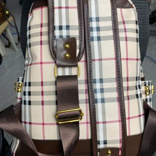 Balo đi học, balo đi chơi kẻ caro quai bản to K674