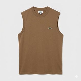 Tanktop cá sấu.  Chất cotton 2c logo cá basic.
