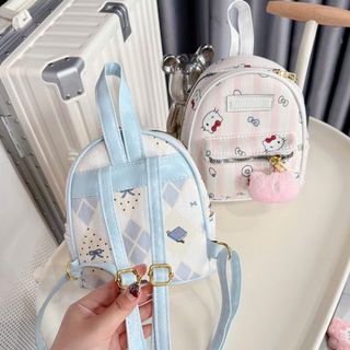 [TẶNG MÓC KHÓA] Balo đi chơi, balo mini nữ nhỏ in hoạt hình tặng kèm gấu treo K773