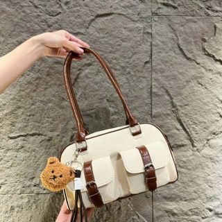 Túi xách nữ kẹp nách đeo chéo hai quai xách tặng kèm móc treo gấu K672