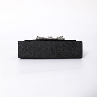 Túi xách nữ, túi đeo chéo da kim tuyến đính nơ quai xách tròn cứng K668