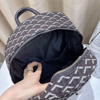 Balo đi chơi, ba lô đi học họa tiết vân cá gắn đinh đựng vừa lap14 và sách vở K448