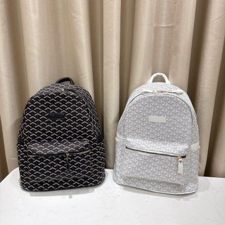 Balo đi chơi, ba lô đi học họa tiết vân cá gắn đinh đựng vừa lap14 và sách vở K448