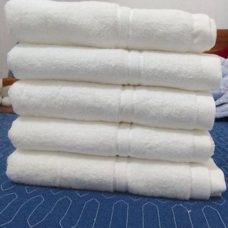 Khăn Tắm Trắng, Khách Sạn, Nhà Nghỉ, Gia Đình, 60x120cm_300g