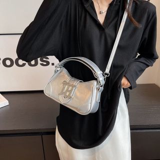 Túi xách nữ kẹp nách đeo chéo da bóng chữ M K247