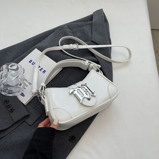 Túi xách nữ kẹp nách đeo chéo da bóng chữ M K247