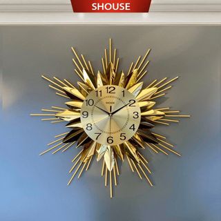 Đồng hồ treo tường trang trí kim trôi Shouse A202 nghệ thuật phòng khách sang trọng quà tặng tân gia nhà mới