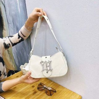 Túi xách nữ kẹp nách đeo chéo kẹp nách chữ M da nhung mềm mại K664