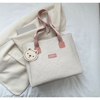 Túi xách nữ kẹp nách đeo chéo công sở họa tiết in chìm gấu đáng yêu K449