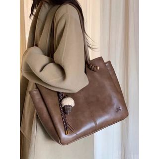 (HÀNG ĐẸP )Túi xách tote thời trang nữ da mềm công sở 3 ngăn kèm charm thanh lịch K840