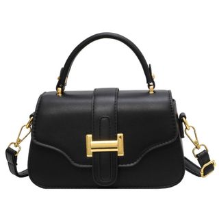 Túi xách nữ kẹp nách đeo chéo khóa chữ H da trơn K331