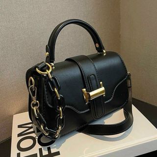 Túi xách nữ kẹp nách đeo chéo khóa chữ H da trơn K331