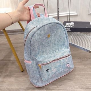Balo đi chơi, balo đi học bản quai to size 36 cm, da bò nhám để vừa giấy a4, laptop 14inch K766