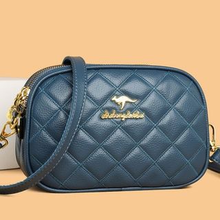 Túi xách nữ, túi đeo chéo dáng bầu chần chỉ mác chuột K632