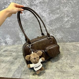 [TẶNG GẤU] Túi xách nữ thời trang đeo chéo, kẹp nách hộp 2 quai dài ngăn to rộng rãi K827
