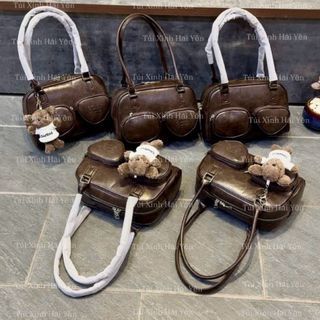 [TẶNG GẤU] Túi xách nữ thời trang đeo chéo, kẹp nách hộp 2 quai dài ngăn to rộng rãi K827