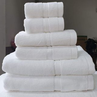 Khăn Tắm Trắng, Khách Sạn, Nhà Nghỉ, Gia Đình, 60x120cm_300g