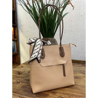 [TẶNG KHĂN] Túi xách nữ thời trang công sở da mềm, Túi tote đeo vai phối nơ lụa sang trọng - K823