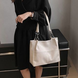 Túi xách nữ kẹp nách đeo chéo công sở đeo vai da bóng kèm 2 ngăn ngoài đựng đồ tiện lợi K651