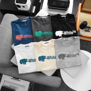 Mẫu áo thun Off WHITE. Áo chất cotton 100% 4c cao cấp xịn.