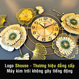Đồng Hồ Treo Tường trang trí Decor Shouse DC135 quartz phù hợp cho phòng khách cỡ lớn hiện đại quà tặng tân gia ý nghĩa