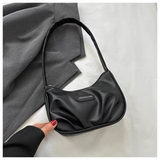 Túi xách nữ kẹp nách đeo chéo may rúm da mềm K352