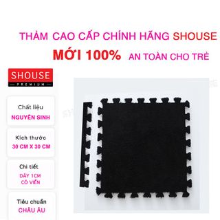 Thảm Xốp Ghép Mặt Lông Nỉ lót sàn vải phòng ngủ tấm phòng khách chân giường bàn trang điểm 30x30cm