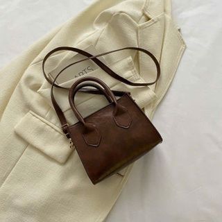 Túi xách nữ kẹp nách đeo chéo hai quai trơn có dây đeo chéo K543