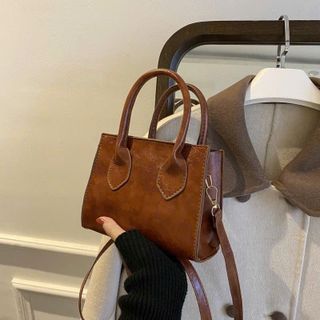 Túi xách nữ kẹp nách đeo chéo hai quai trơn có dây đeo chéo K543