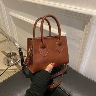 Túi xách nữ kẹp nách đeo chéo hai quai trơn có dây đeo chéo K543