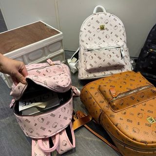 Balo da thời trang quai to có đệm mút đi học, ba lô đi chơi họa tiết hình mèo kitty K716