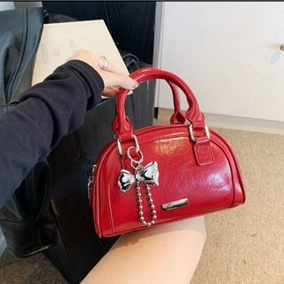 Túi xách nữ thời trang đeo vai đeo chéo phong cách hàn quốc kèm charm nơ K814