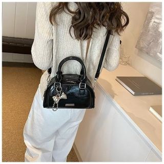 Túi xách nữ thời trang đeo vai đeo chéo phong cách hàn quốc kèm charm nơ K814