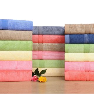 Khăn Tắm Sợi Tre Cao Cấp HANOITEX Mềm Mại, Thấm Hút Cực Tốt, Không Phai Màu