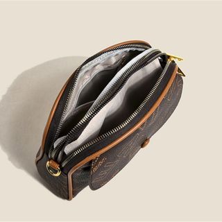 Túi xách nữ kẹp nách đeo chéo cúc tròn da họa tiết trẻ trung K272