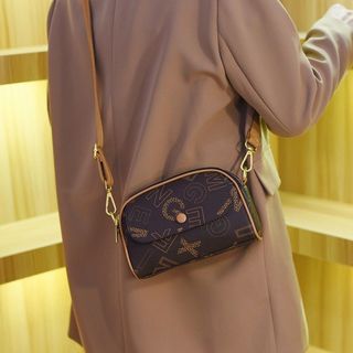 Túi xách nữ kẹp nách đeo chéo cúc tròn da họa tiết trẻ trung K272