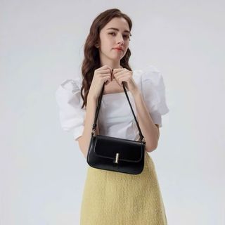 Túi thời trang đeo chéo đeo vai kẹp nách trơn khoá trụ basic dễ phối đồ đi làm đi chơi K806