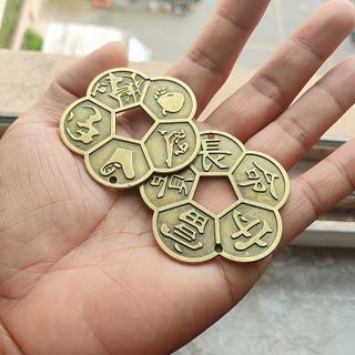 Đồng xu hoa mai kim tiền giá sỉ