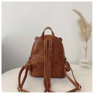 Ba lô đi học , ba lô đi chơi hình gấu BEIBAOBAO thời trang chất da pu cao cấp K708